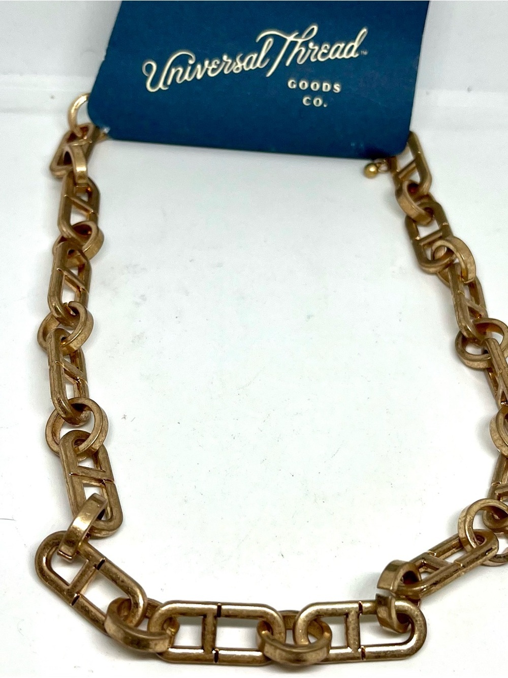 Universal Thread Gold Link Necklace with Chunky Chain